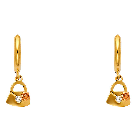 Hanging Earrings - 14K Gold - ER1282