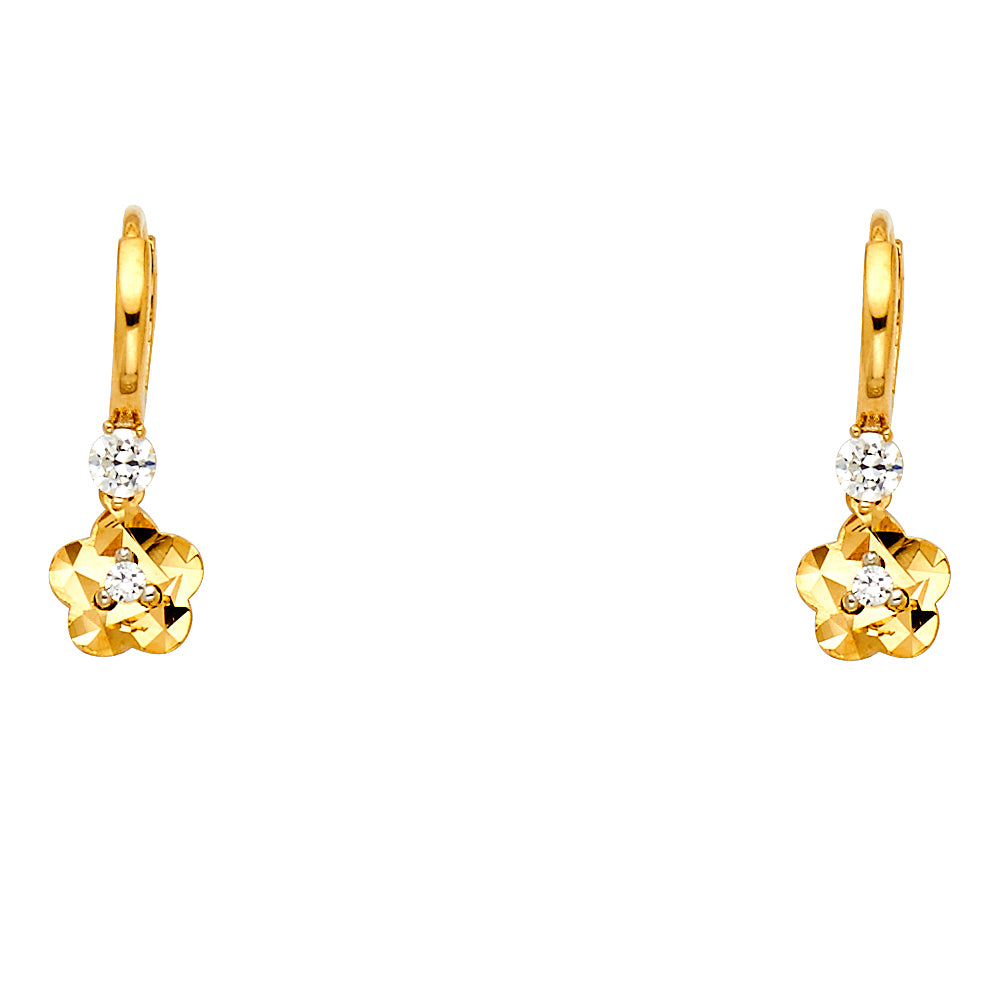 Hanging Earrings - 14K Gold - ER1283