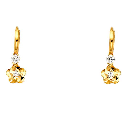 Hanging Earrings - 14K Gold - ER1283