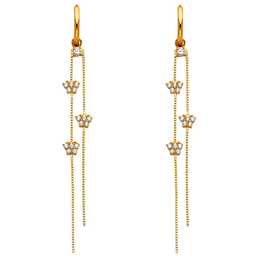 Hanging Earrings - 14K Gold - ER1288