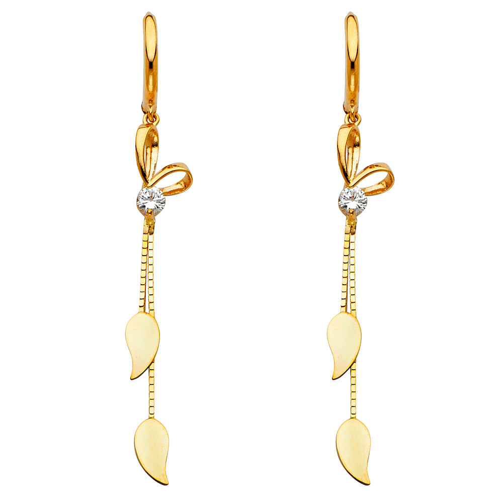 Hanging Earrings - 14K Gold - ER1290