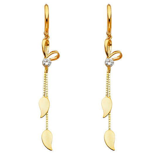 Hanging Earrings - 14K Gold - ER1290