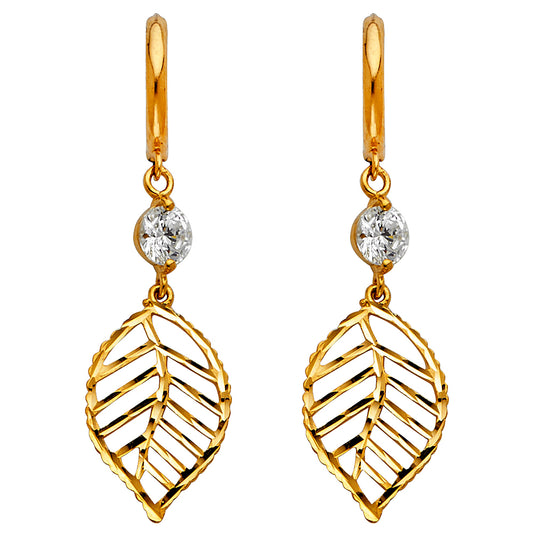 Hanging Earrings - 14K Gold - ER1293