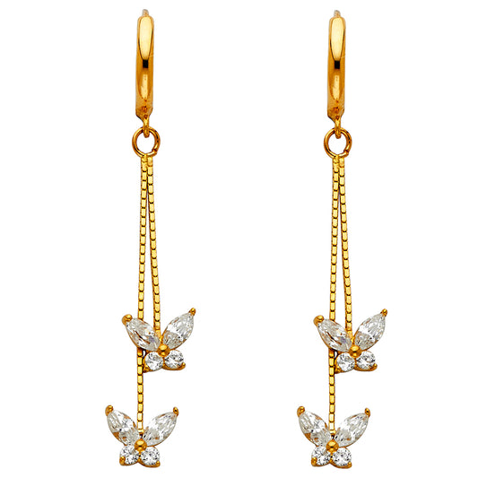 Hanging Earrings - 14K Gold - ER1299