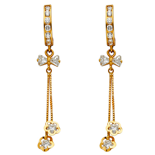 Hanging Earrings - 14K Gold - ER1309