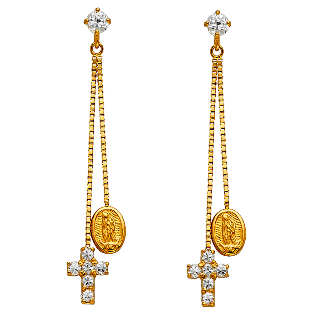 Hanging Earrings - 14K Gold - ER1312