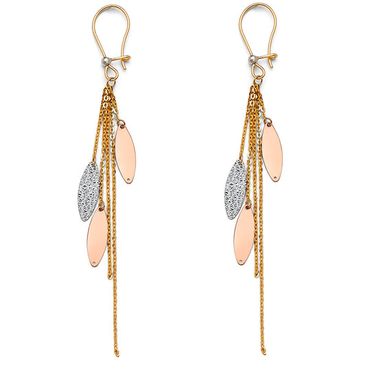 Hanging Earrings - 14K Gold - ER1357