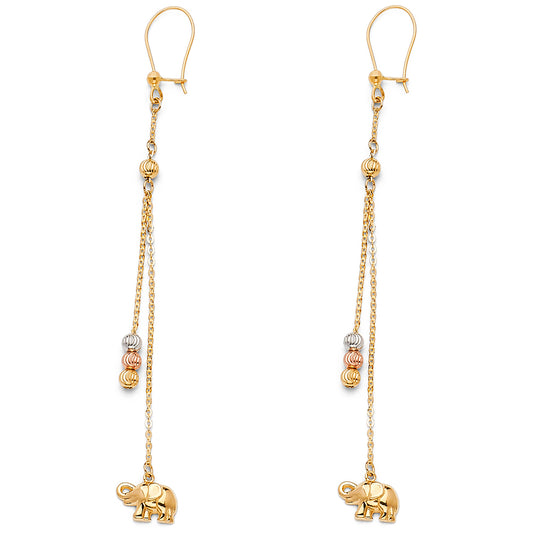 Hanging Earrings - 14K Gold - ER1408