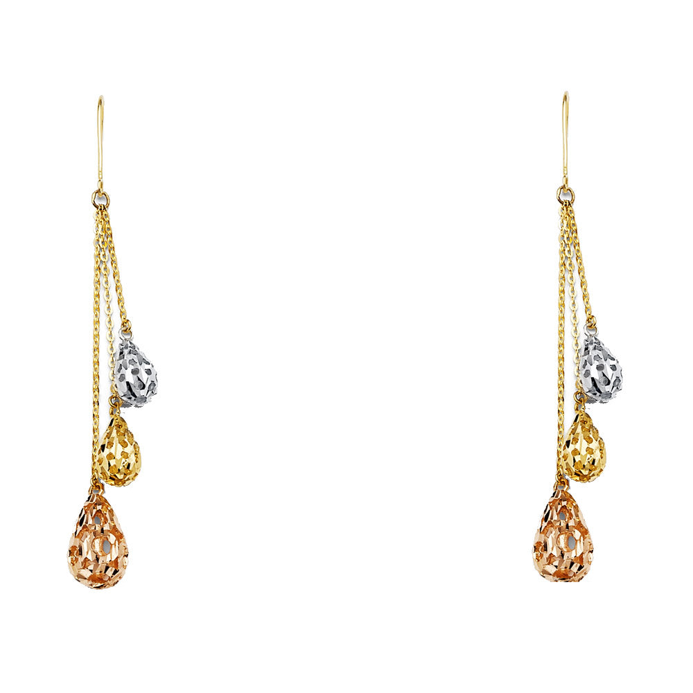 Hanging Earrings - 14K Gold - ER1412