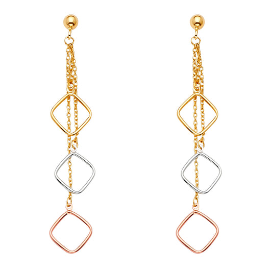 Hanging Earrings - 14K Gold - ER1574