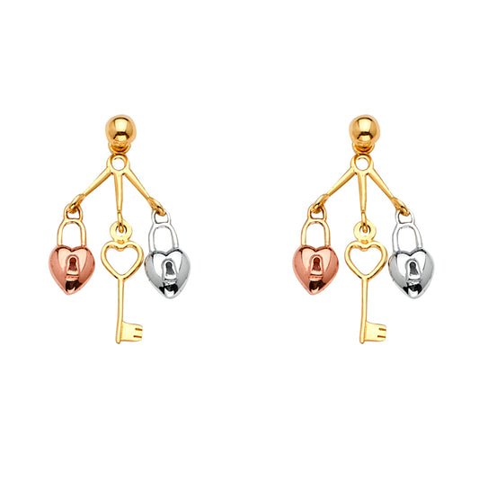 Hanging Earrings - 14K Gold - ER1580