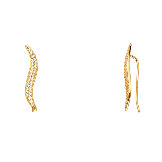 Hanging Earrings - 14K Gold - ER1584