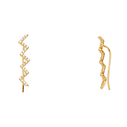 Hanging Earrings - 14K Gold - ER1585