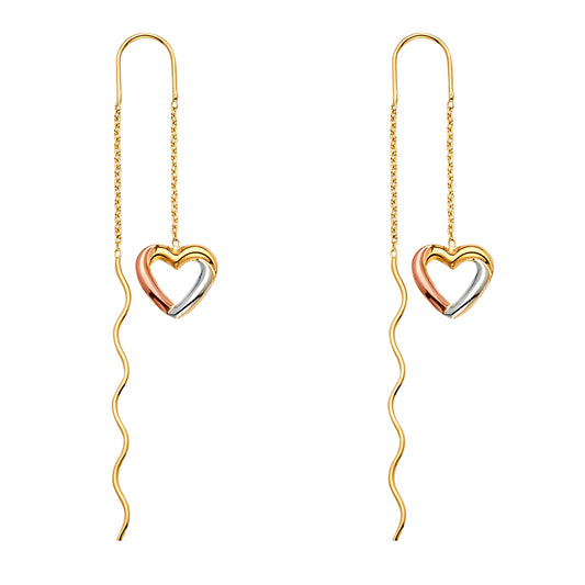 Hanging Earrings - 14K Gold - ER1593