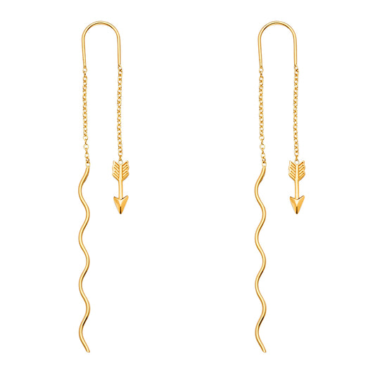 Hanging Earrings - 14K Gold - ER1594