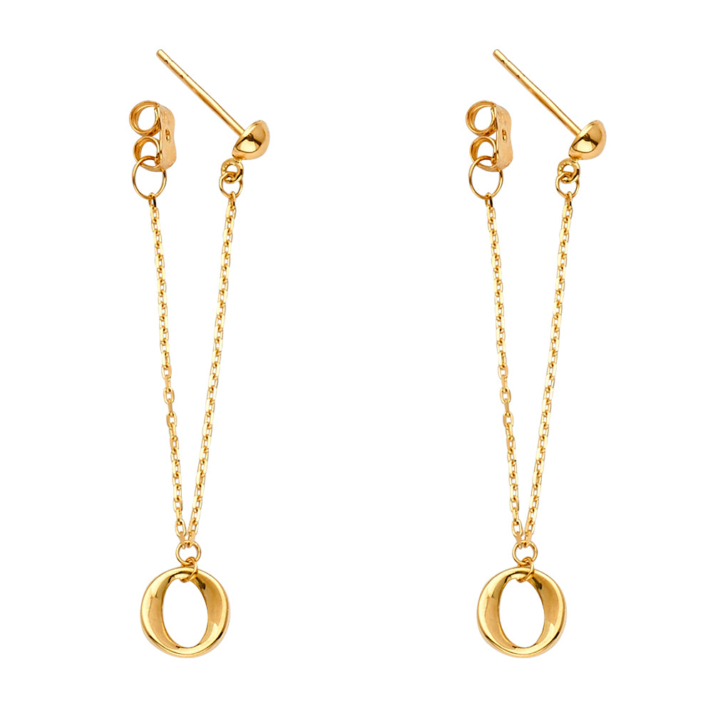 Hanging Earrings - 14K Gold - ER1595