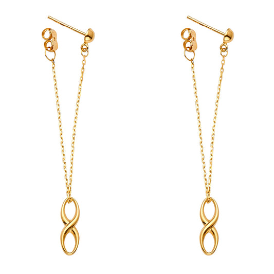 Hanging Earrings - 14K Gold - ER1596