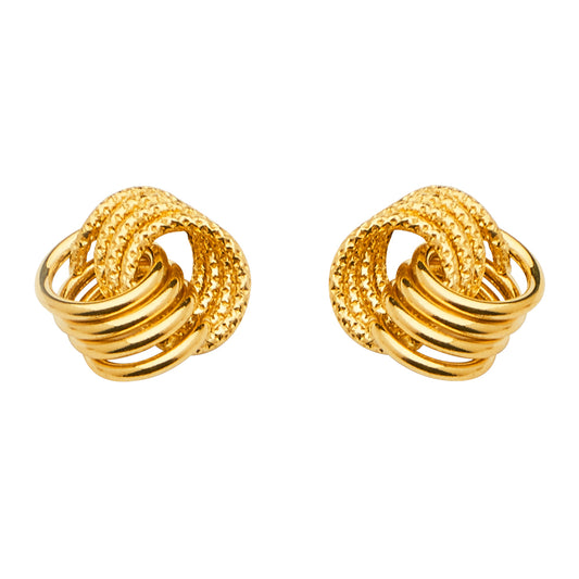 Assorted Earrings with Push Back - 14K Gold - ER1639