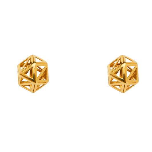 Assorted Earrings with Push Back - 14K Gold - ER1642