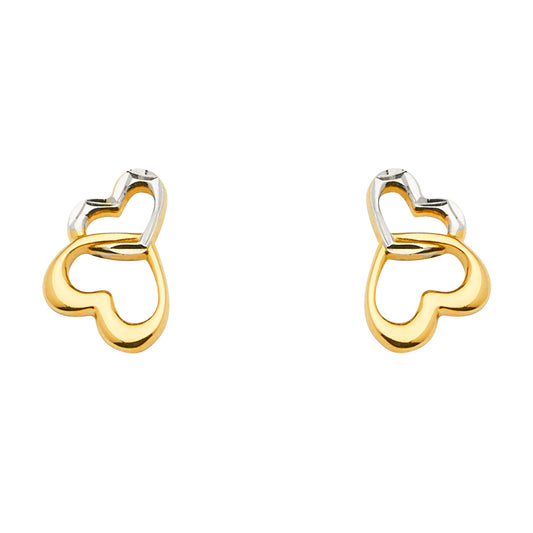 Assorted Earrings with Push Back - 14K Gold - ER1646