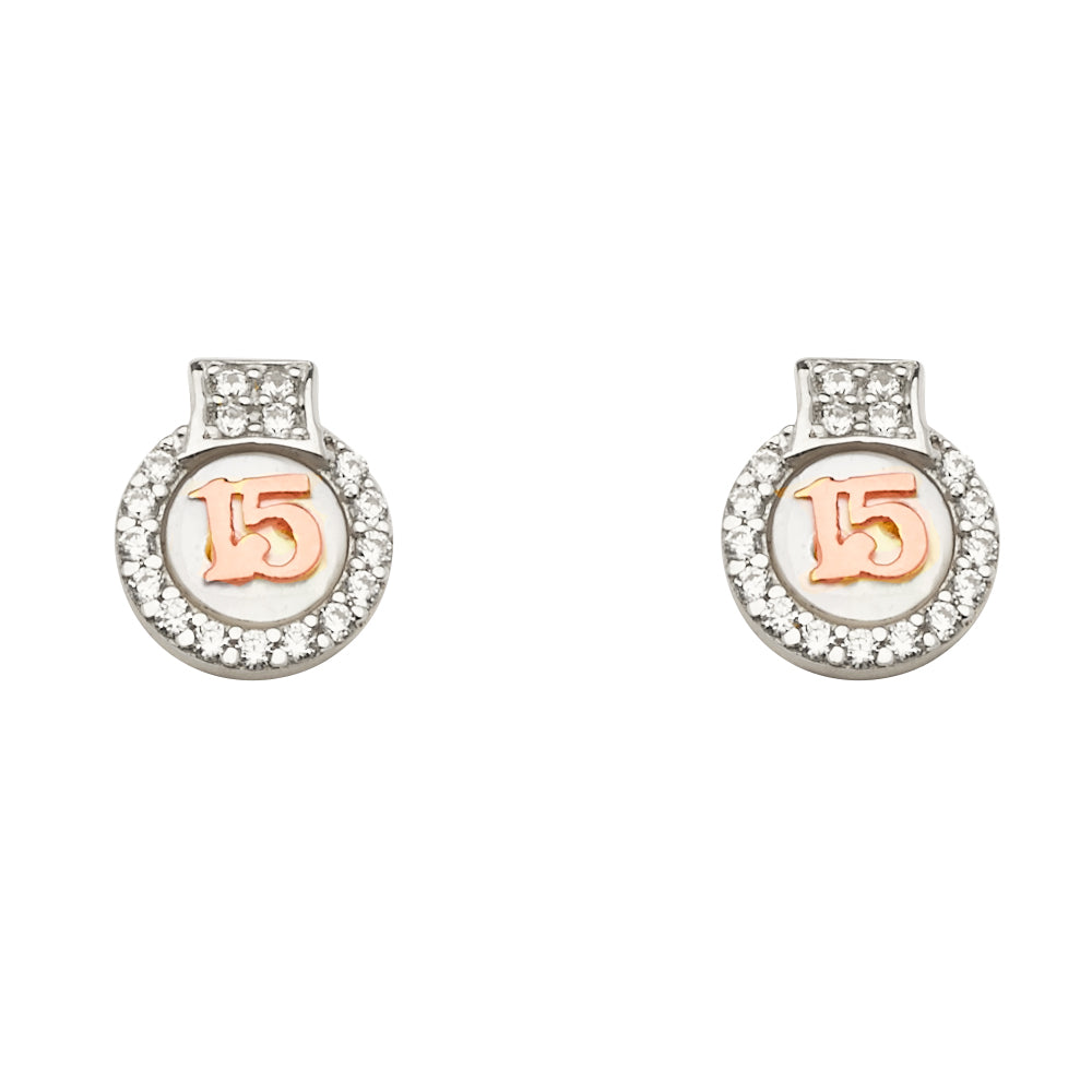 Assorted Earrings with Push Back - 14K Gold - ER1654