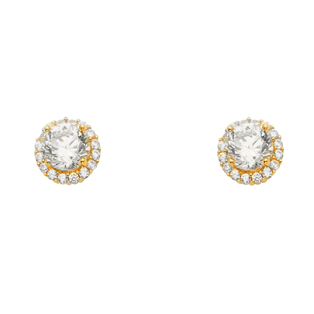 Assorted Earrings with Push Back - 14K Gold - ER1657