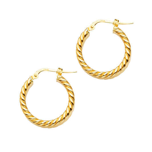 Glitter Earrings - 14K Gold - ER1698