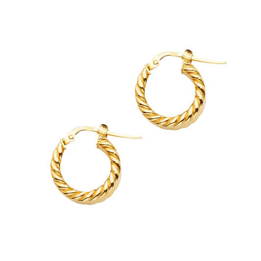 Glitter Earrings - 14K Gold - ER1699