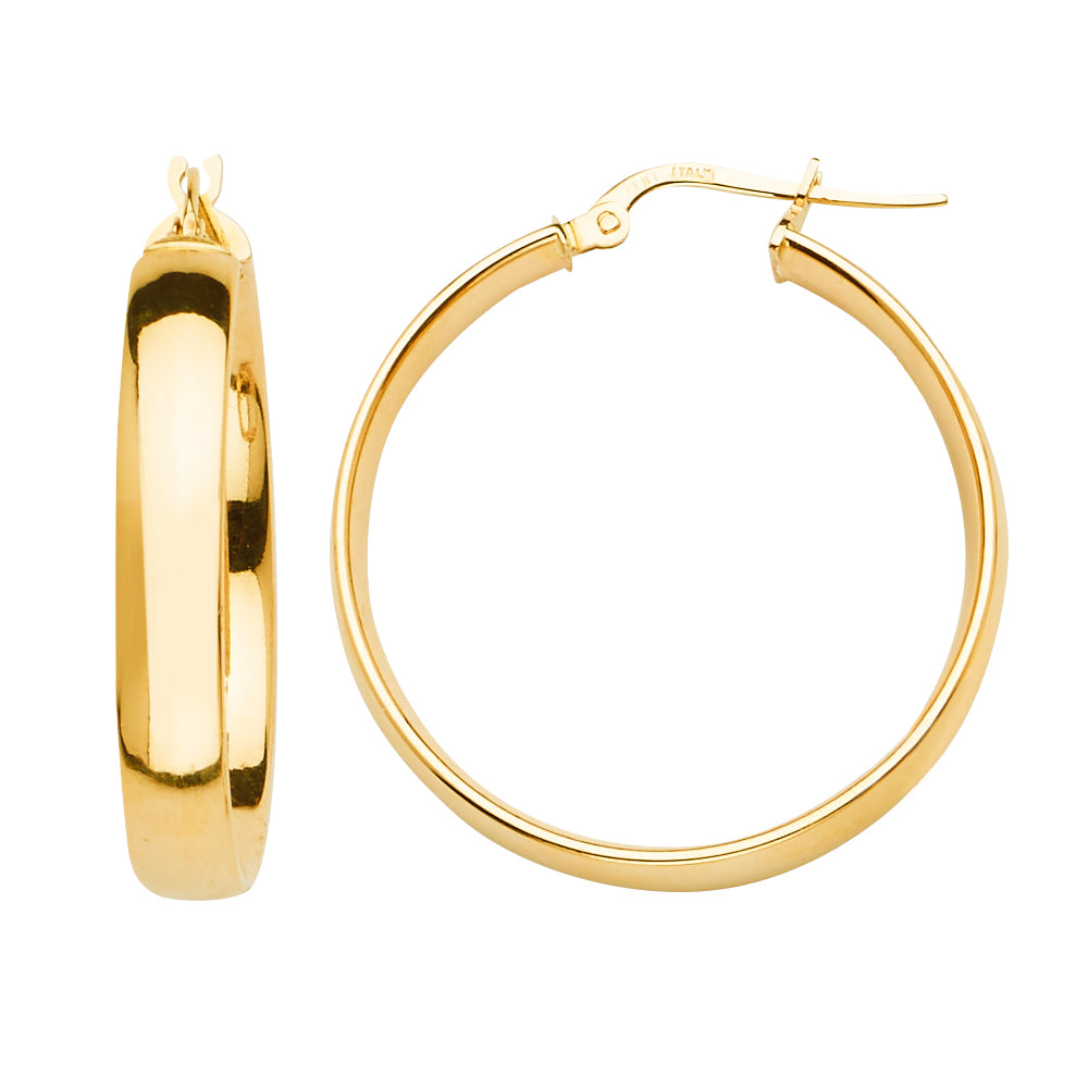 Hoop Earrings  - 14K Gold - ER1703