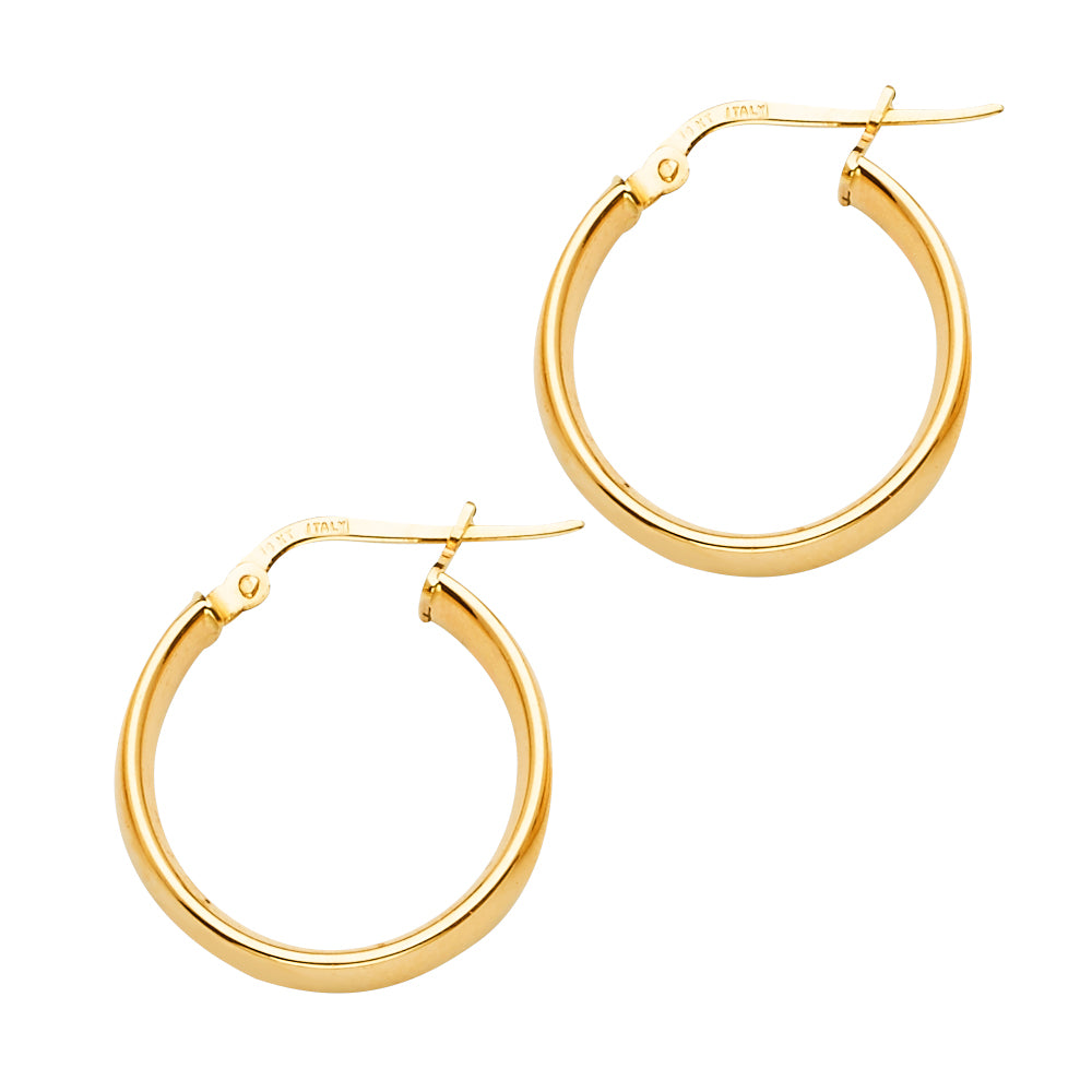 Hoop Earrings  - 14K Gold - ER1705