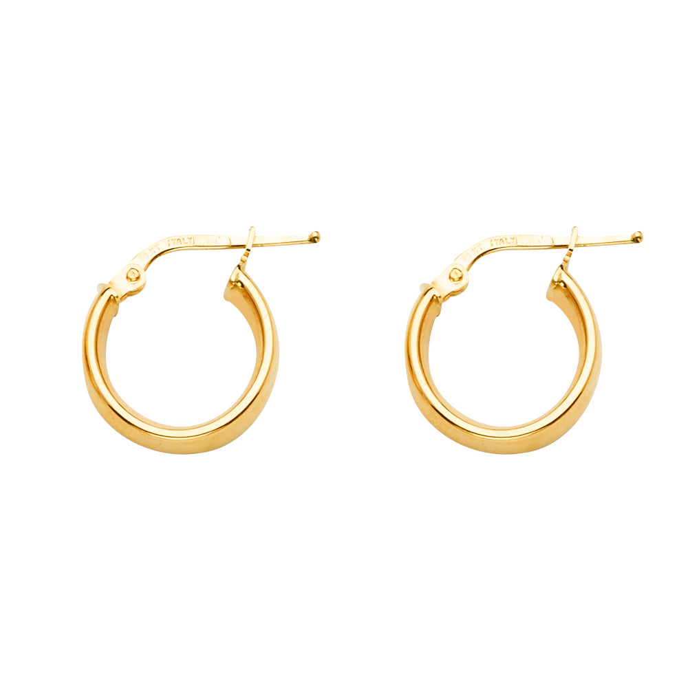 Hoop Earrings  - 14K Gold - ER1706