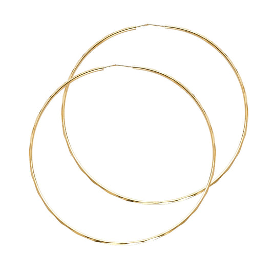 Hoop Earrings  - 14K Gold - ER179