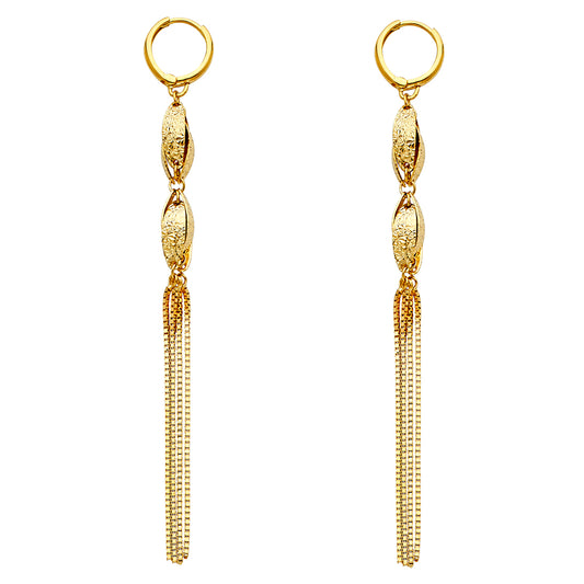 Hanging Earrings - 14K Gold - ER330