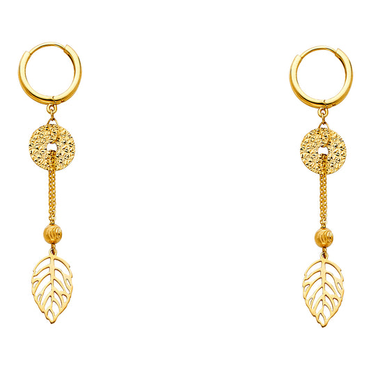 Hanging Earrings - 14K Gold - ER334