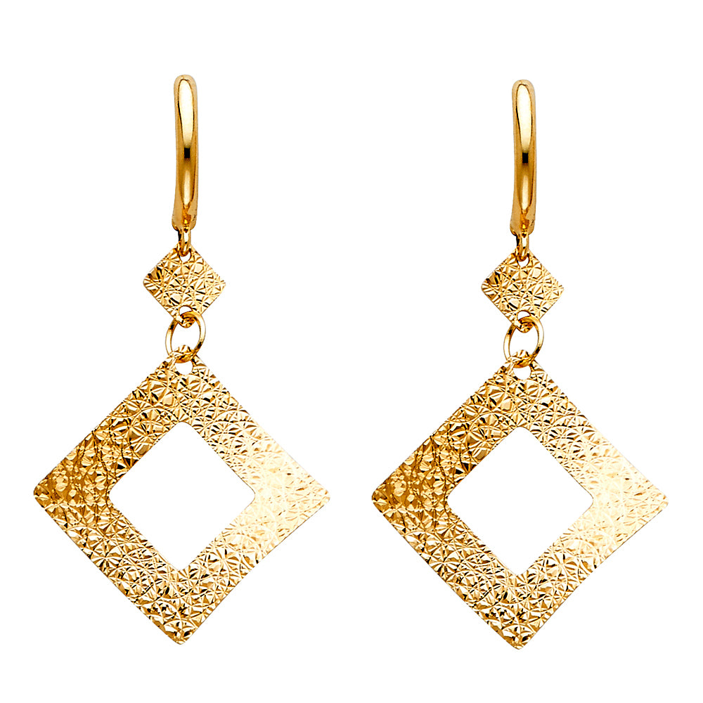 Hanging Earrings - 14K Gold - ER336