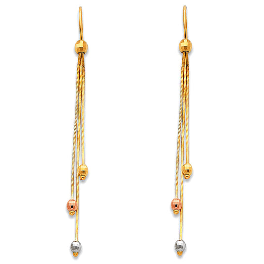 Hanging Earrings - 14K Gold - ER372