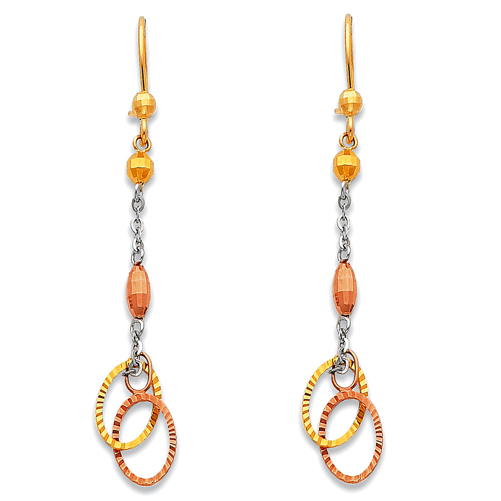 Hanging Earrings - 14K Gold - ER379