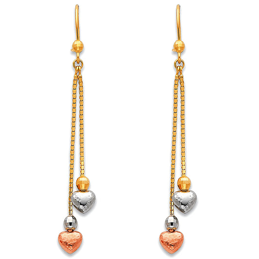 Hanging Earrings - 14K Gold - ER389