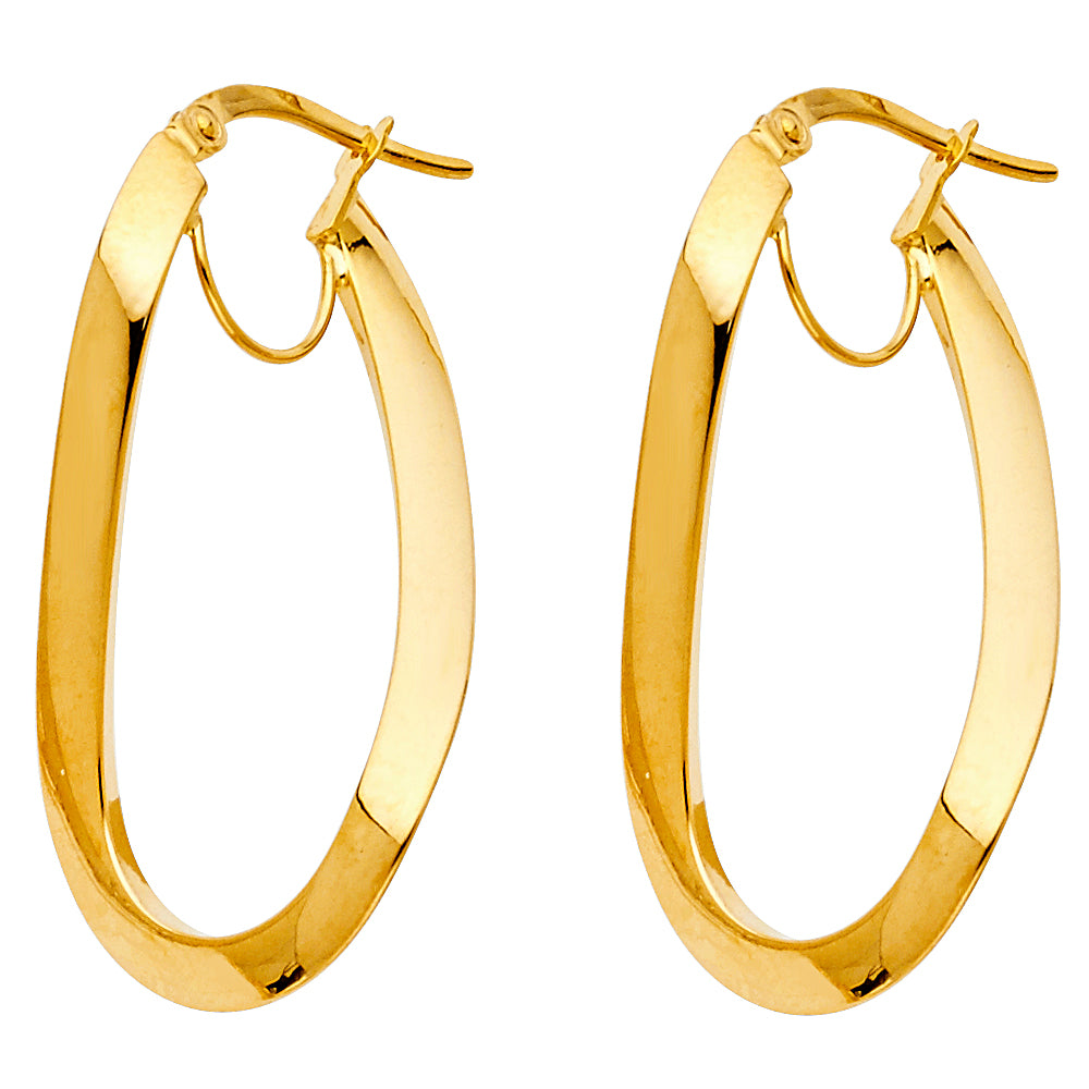 Hanging Earrings - 14K Gold - ER506