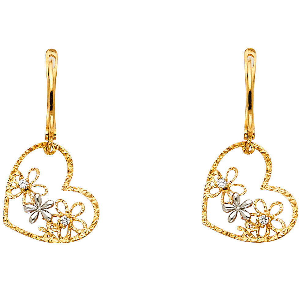 Hanging Earrings - 14K Gold - ER510