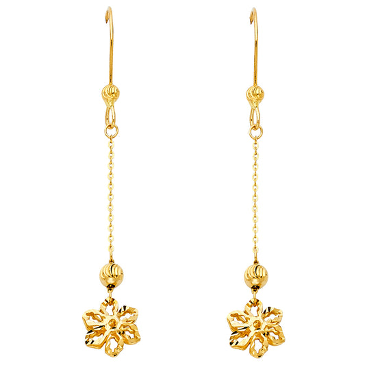 Hanging Earrings - 14K Gold - ER585