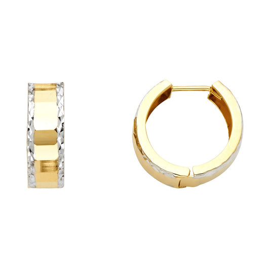 Huggies Earrings - 14K Gold - ER596