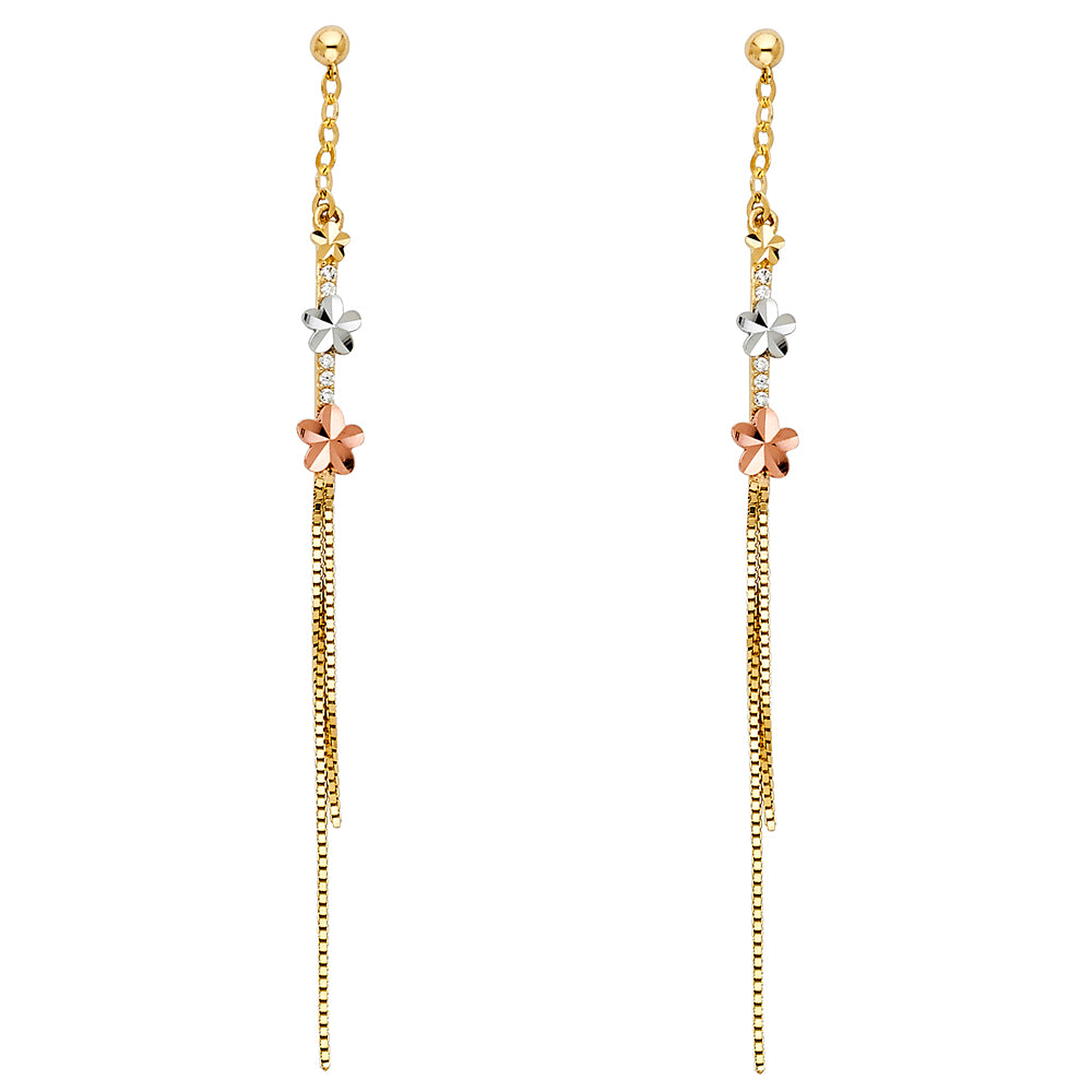 Hanging Earrings - 14K Gold - ER605