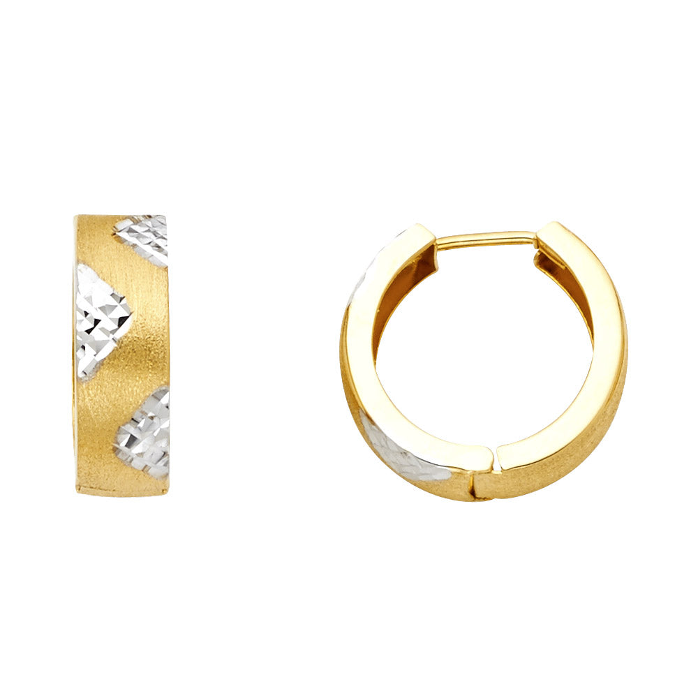 Huggies Earrings - 14K Gold - ER608