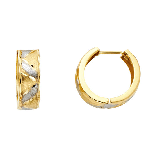 Huggies Earrings - 14K Gold - ER609