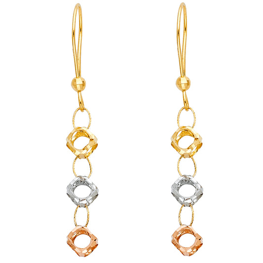 Hanging Earrings - 14K Gold - ER681