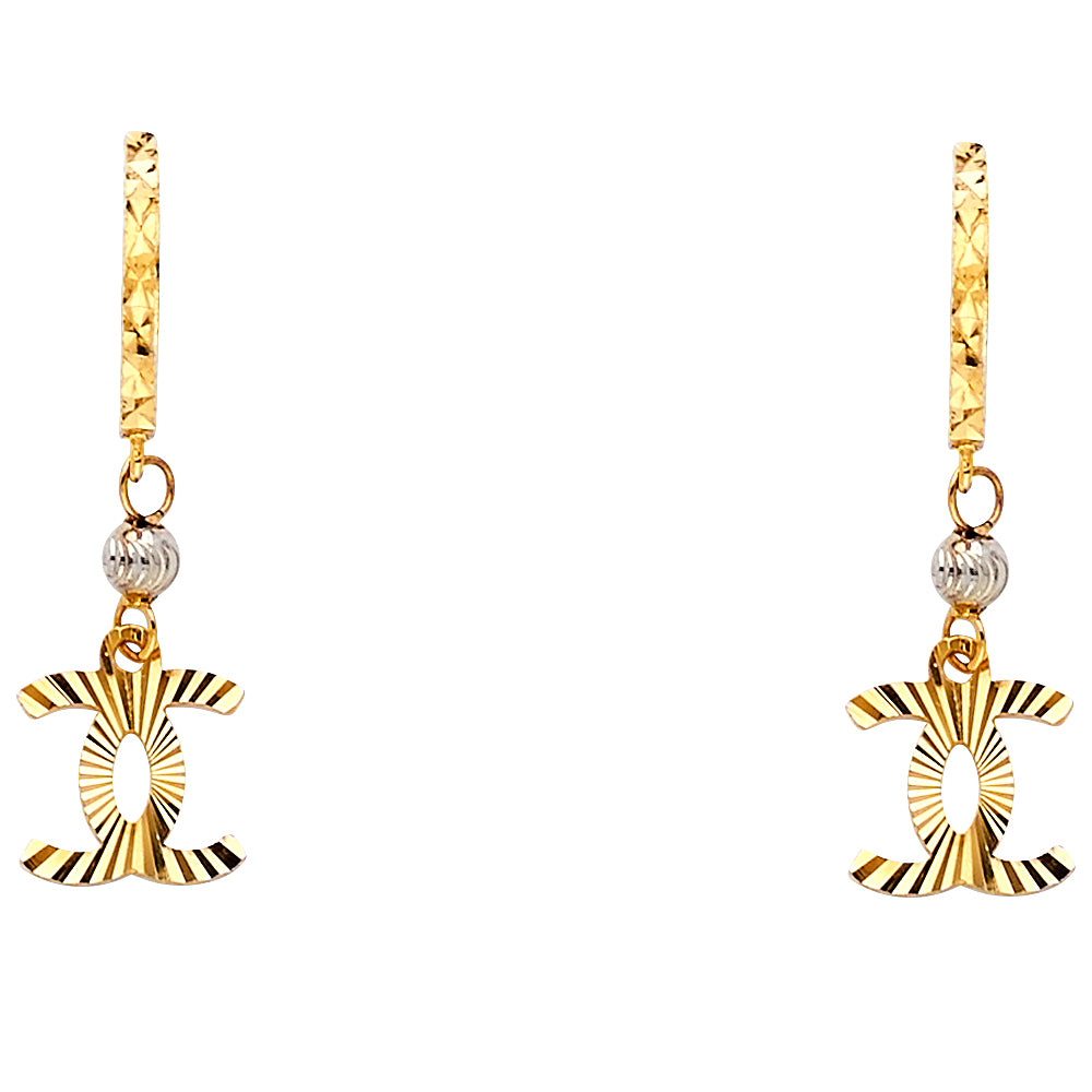 Hanging Earrings - 14K Gold - ER779