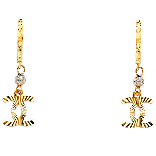 Hanging Earrings - 14K Gold - ER779