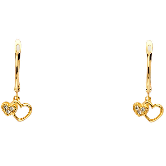 Hanging Earrings - 14K Gold - ER783