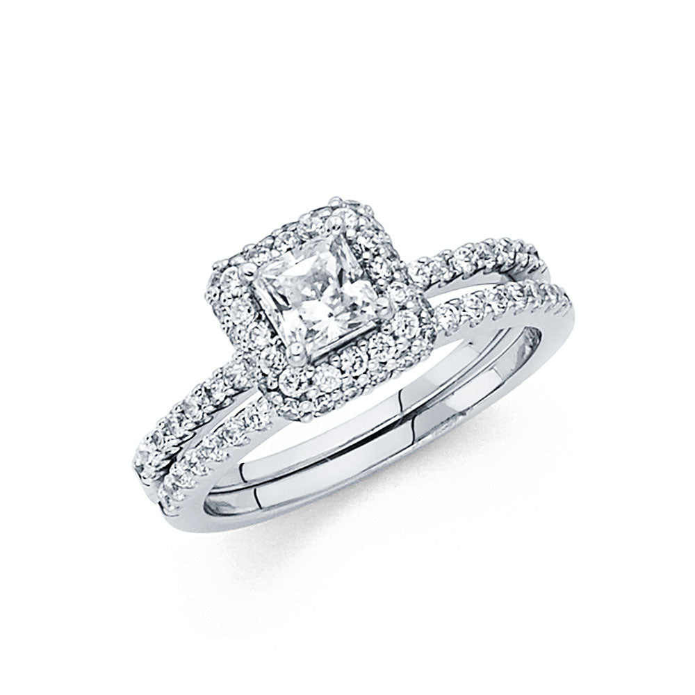 CZ Engagement Rings - 14K Gold - RG1080